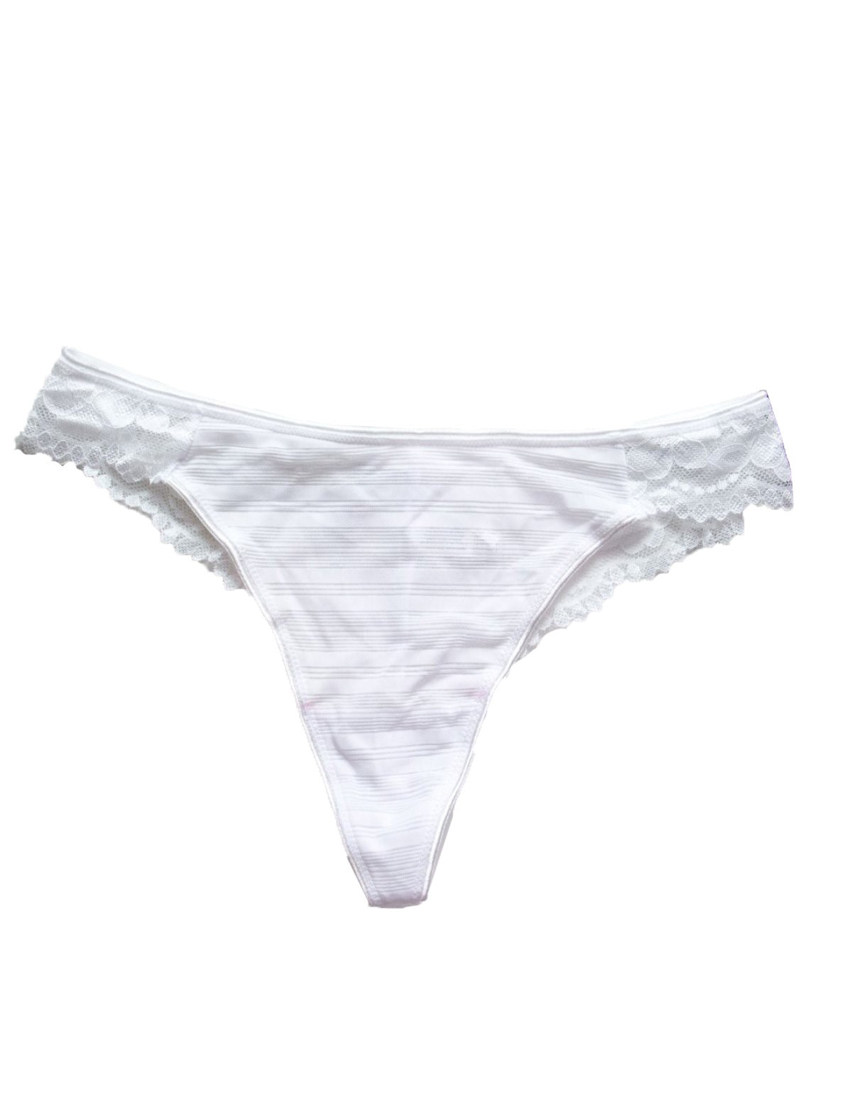 Γυναικείο λευκό δαντελωτό See Through string 293150T φωτογραφία